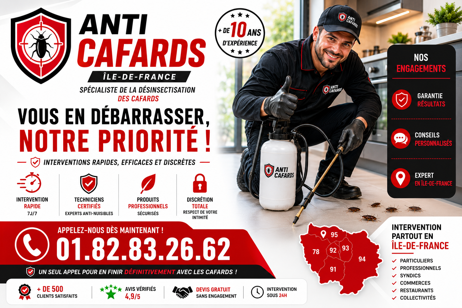Cafards Nanterre